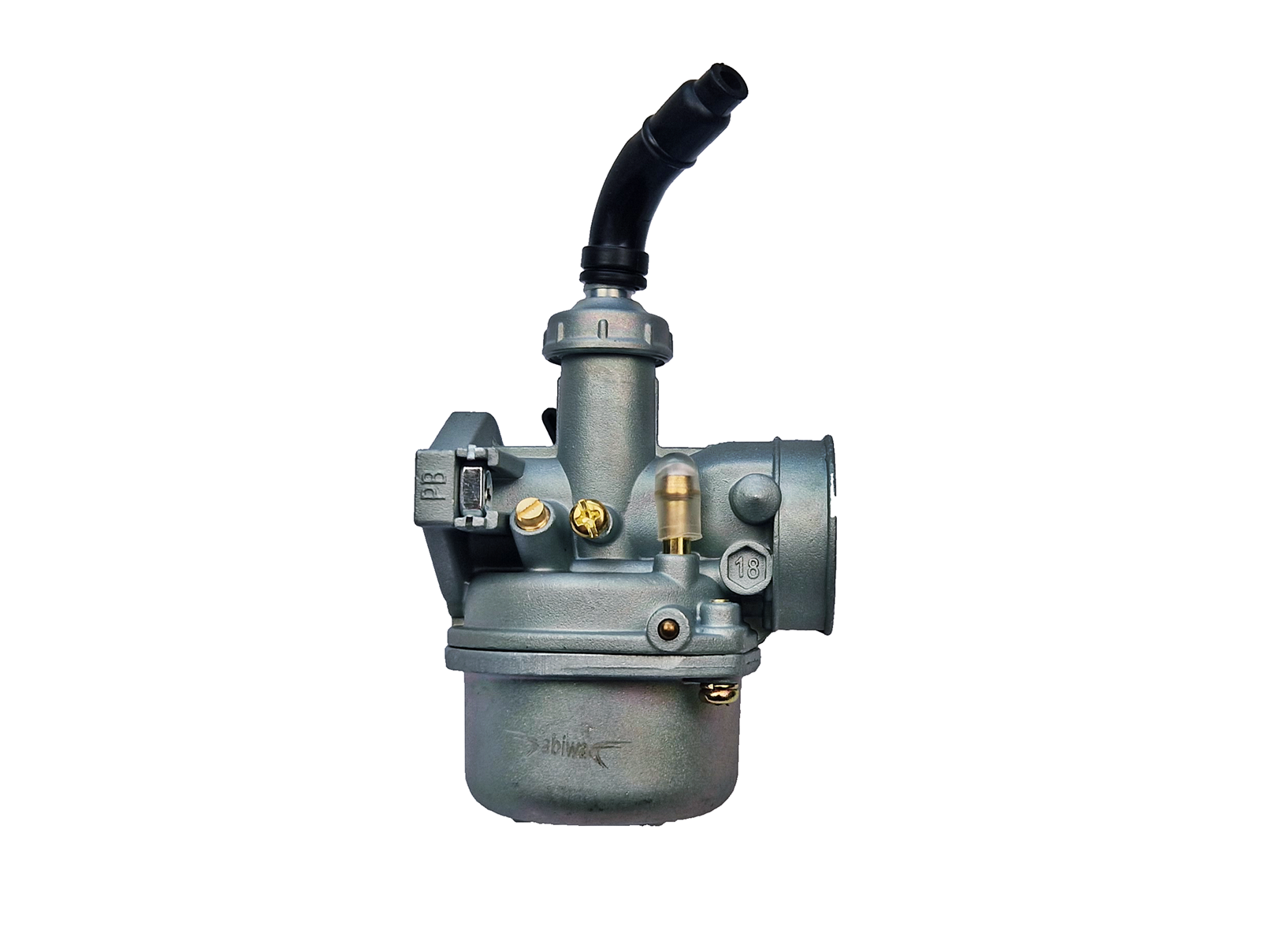 GAŹNIK KPL. 4T PZ19 50CCM - MOTOROWER, MINICHOPER , ATV 50 70 110- SSANIE RĘCZNE -plastikowa dźwignia