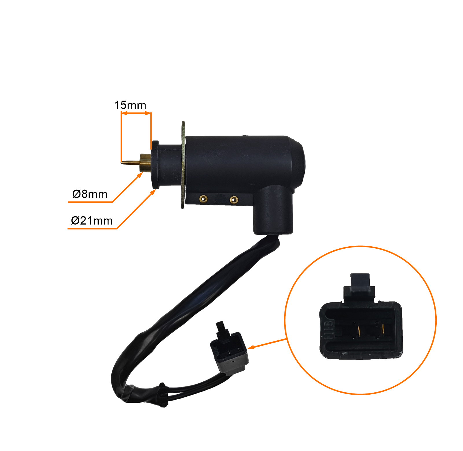 ELEKTROZAWÓR GAŹNIKA 2T KEEWAY ZIPP ROMET (ELEKTROZAWÓR SSANIA)