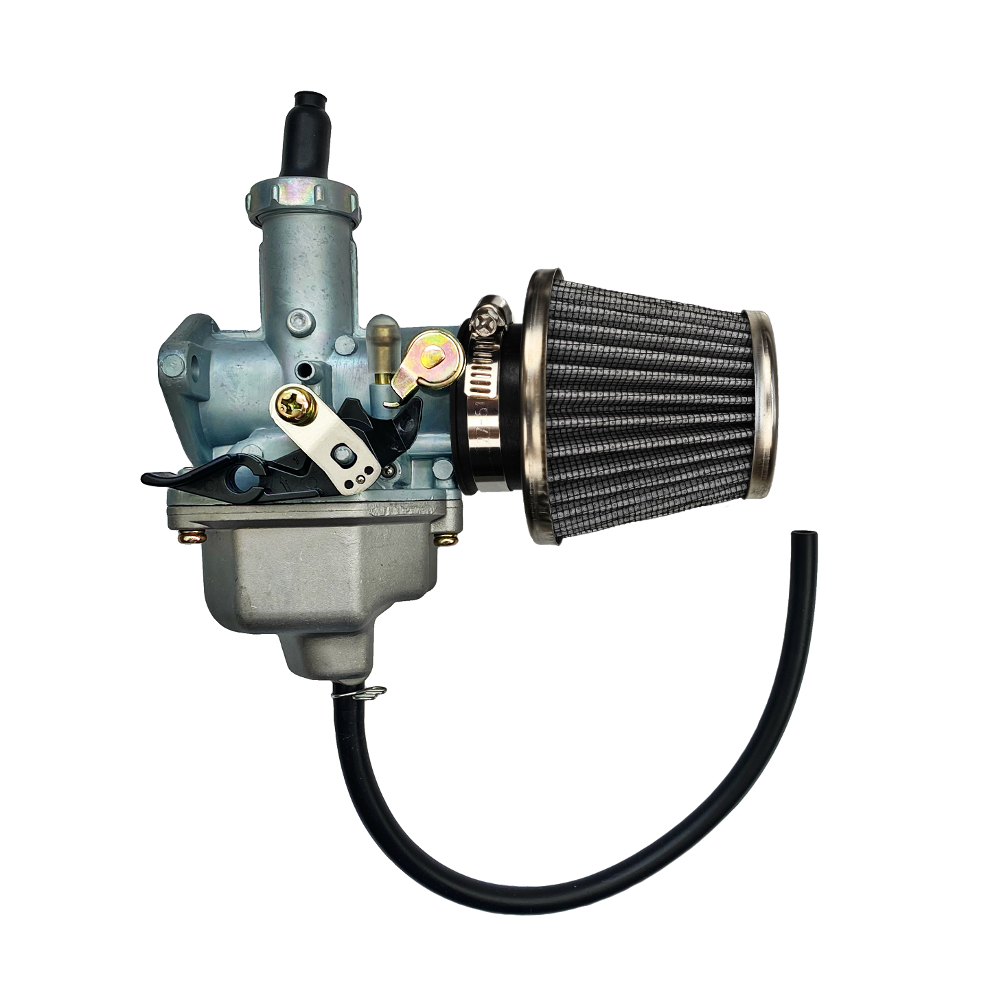 image3 GAŹNIK ROMET ZETKA 4T PZ26 125-150CCM ,ROMET, JUNAK, ZIPP + FILTR POWIETRZA STOŻKOWY CHROM