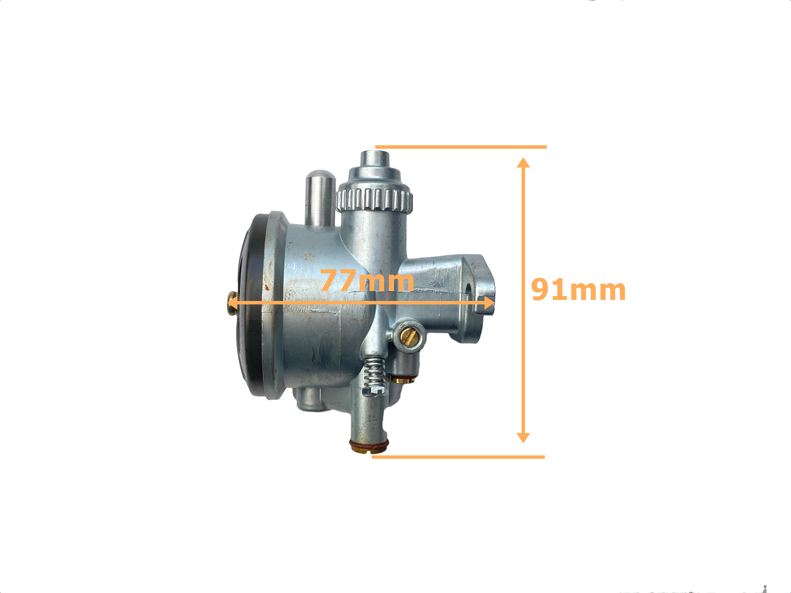 GAŹNIK ROMET OGAR + FILTR + ŚWIECA BR8HS + PRZEWÓD 50 CM